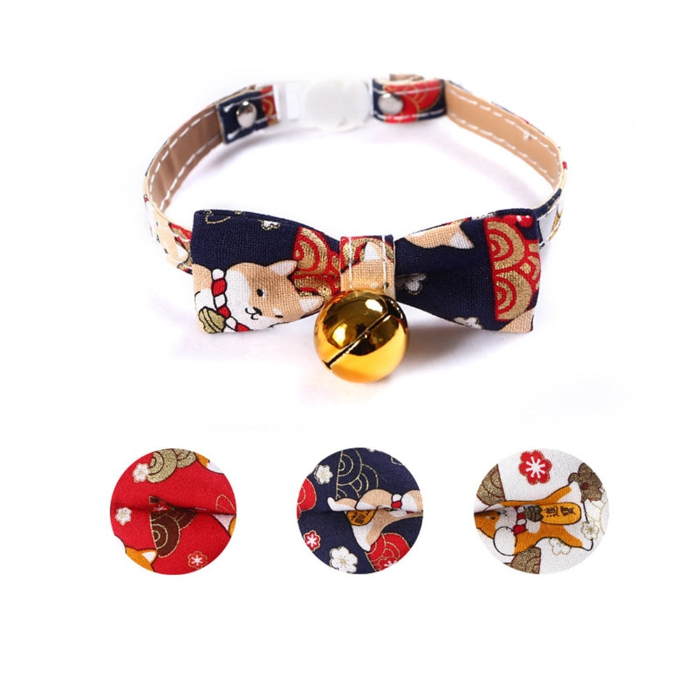 Shiba Inu Adjustable Pet Bow Tie