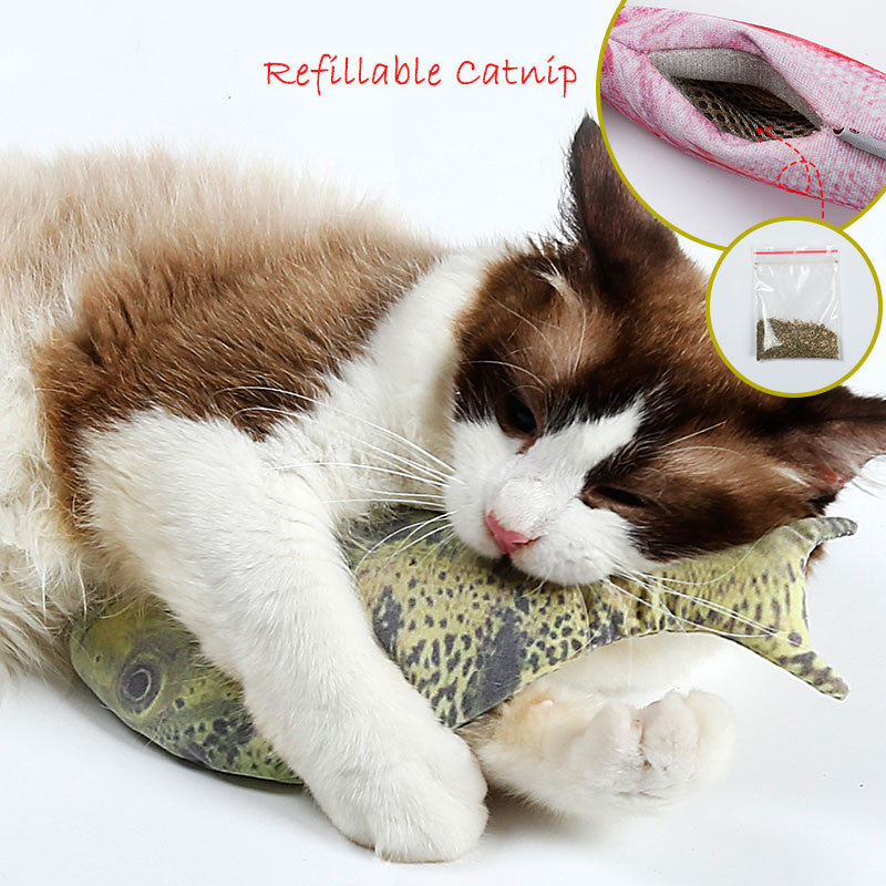 Cat toy fish