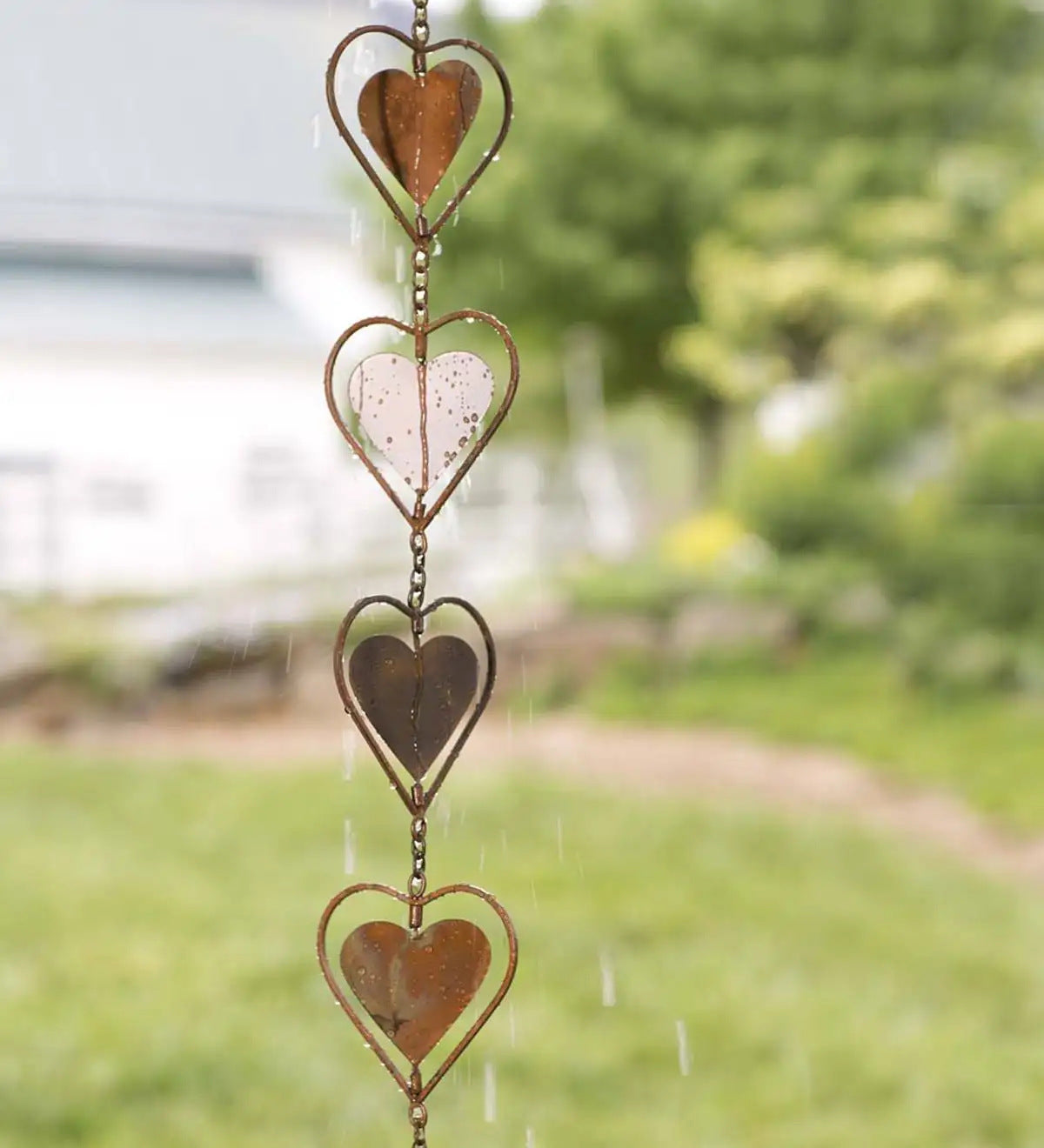 Hot Outdoor Heart-shaped Butterfly Kettle Wind Chimes Decorative Pendant