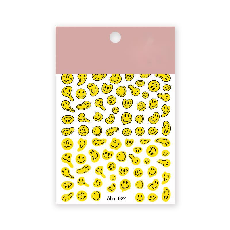 European And American Style Deformed Nail Stickers