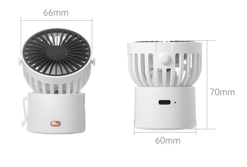 Variety Small Fan Lightweight Mini Can Hang Neck Desktop Portable USB Charging