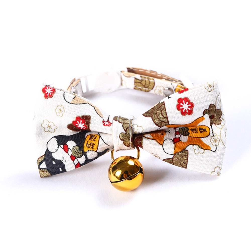 Shiba Inu Adjustable Pet Bow Tie