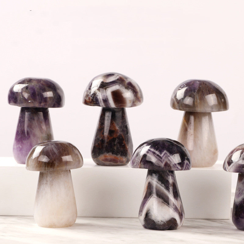 Fashion Personality Mushroom Fantasy Amethyst Ornament