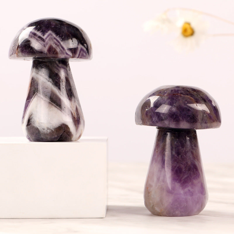 Fashion Personality Mushroom Fantasy Amethyst Ornament