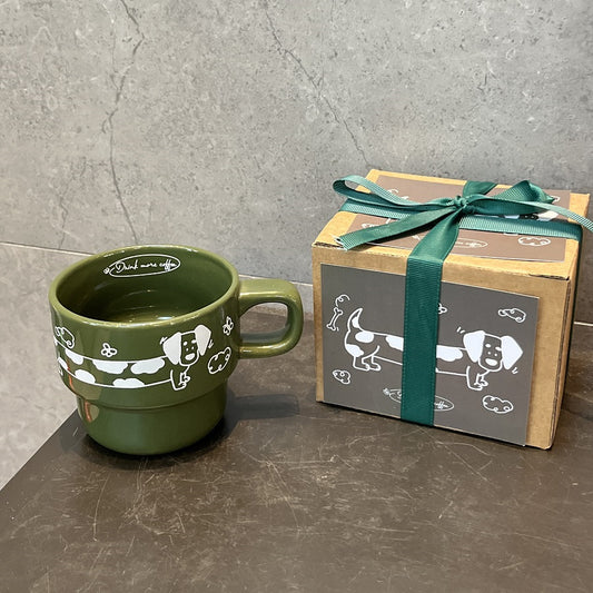 Dachshund Dog Coffee Cup Gift Box