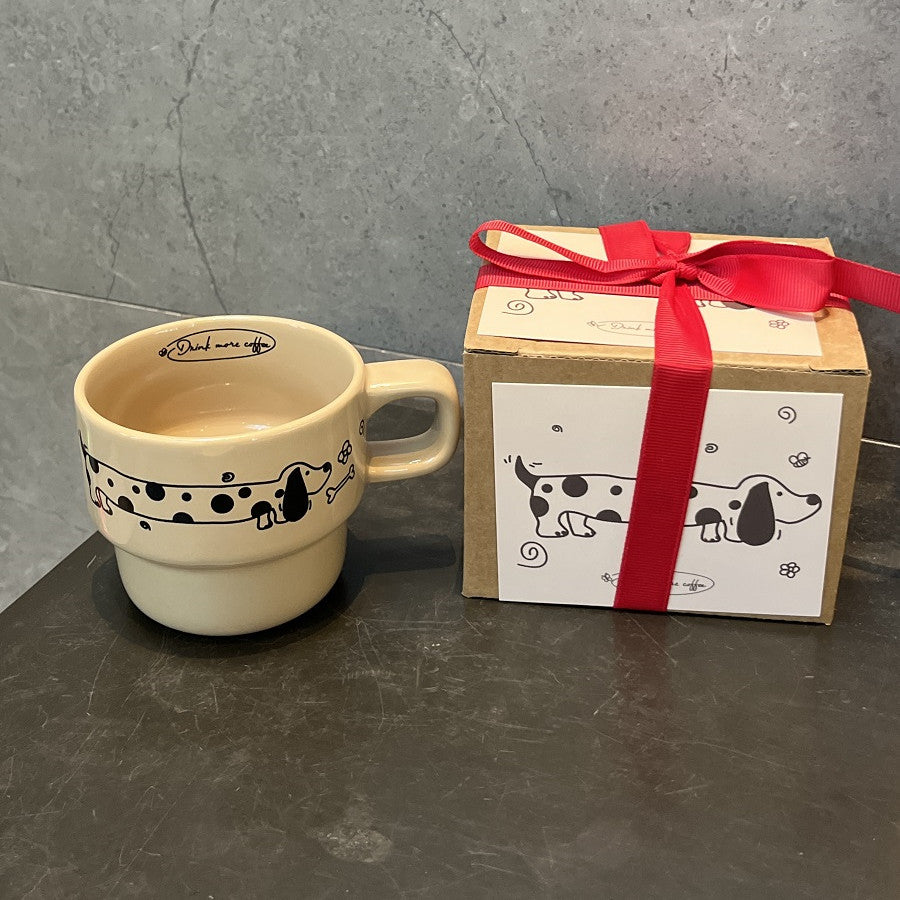 Dachshund Dog Coffee Cup Gift Box