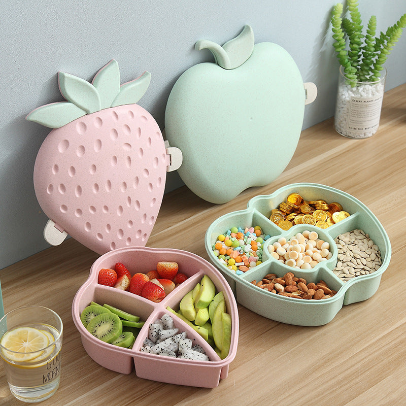 Family Living Room With Lid Dried Fruit Tray