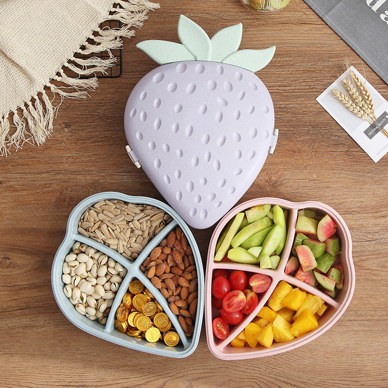 Family Living Room With Lid Dried Fruit Tray